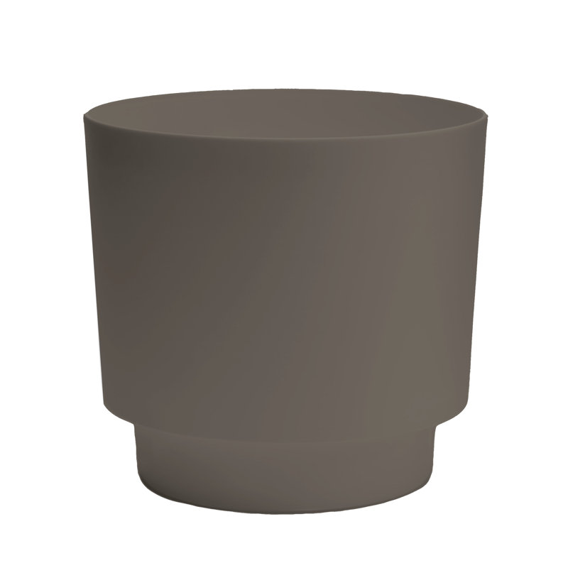 Pot de fleurs intérieur / extérieur Harlow, H 14,13 po x l 13,63 po x P 13,63 po, Brun