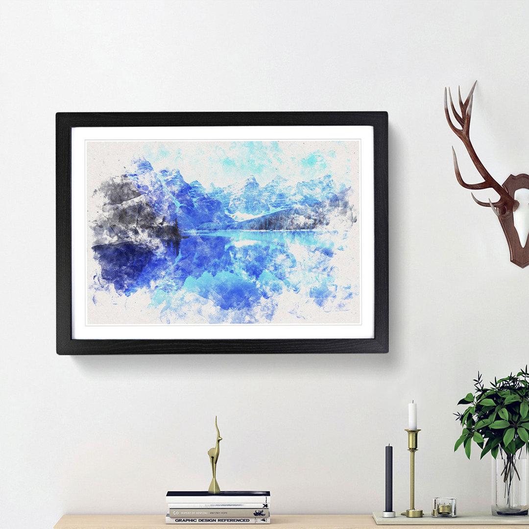 Moraine Lake in Banff Canada - Framed Print