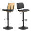 Owen Swivel Upholstered Adjustable Height Counter Stool