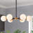 6 - Light Sputnik Modern Linear Chandelier
