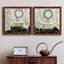 «Daily Bath», ensemble de 2 peintures sur toile encadrées-1081115754-1081115794