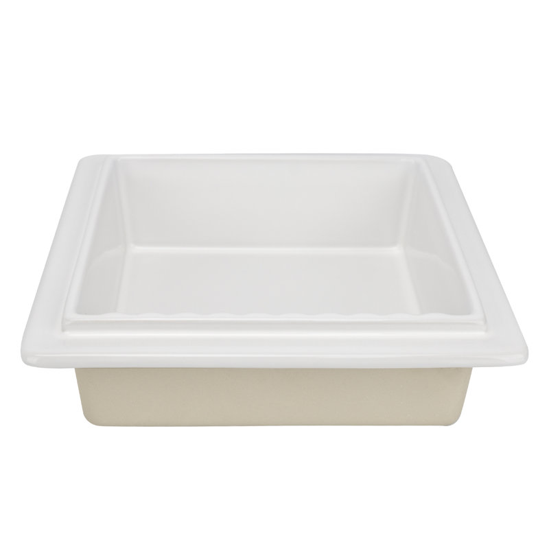 Niche de douche encastrée en céramique blanche Uni-Green, étagère murale intégrée imperméable pour petites salles de bain