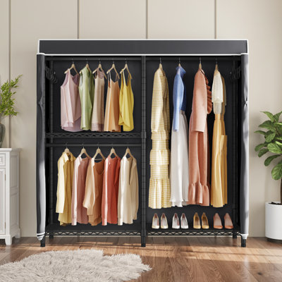 VIPEK V4C Heavy Duty Coverd Clothes Rack, Clothing Rack with Cover
