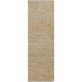 Natural Soumek Hand Woven Jute and Wool Abstract Area Rug