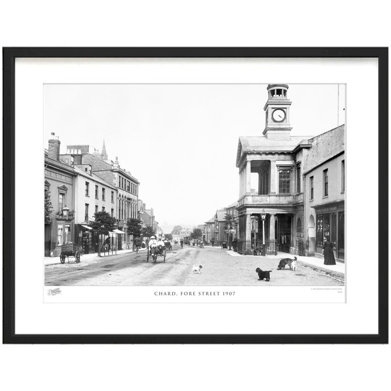 Chard, Fore Street 1907 - Single Picture Frame Print, 40cm H x 50cm W x 2.3cm D