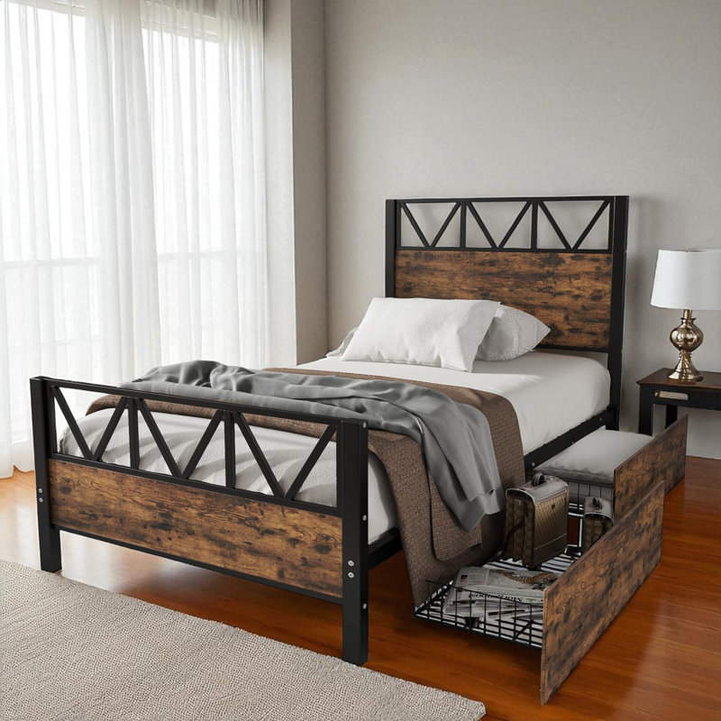 Storage Bed, Single (92 x 198 cm)