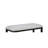 1Pc Light Gray Upholstered Bench