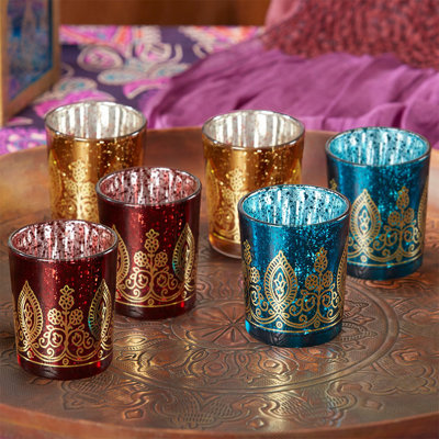 2.5'' H Glass Tabletop Tealight Holder