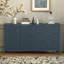 Minimalist Wave-Pattern Sideboard with Functional Storage-1826330664