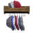 Wall Mounted Floating Shelf with 10 Hat Hooks