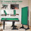 Table de billard pliable de 53 po, table de billard autoportante avec rangement pour queues de billard, conception verticale peu encombrante, cadre robuste pour les salles de jeux, les salons et les appartements-126323859-126323858