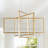 Vollmer 3-Light Dimmable LED Square/Rectangle Chandelier-552671485