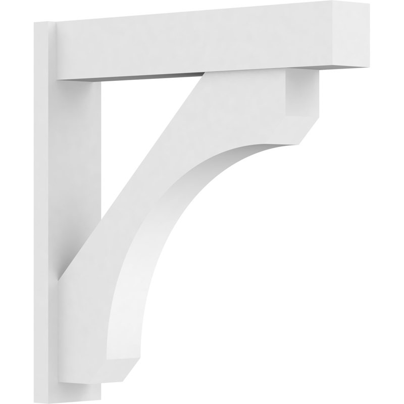 Persienne en PVC de qualité architecturale avec extrémités en bloc Legacy, H 36 po x P 36 po, L 7 po