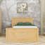 Lit plateforme en bois avec lit gigogne et tablettes de rangement-1656265346-1656265355