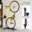 Aage Vertical Rolling Adjustable Bike Stand, Space-Saving Indoor Storage-2124551910