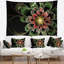 Tapisserie florale abstraite-28499438