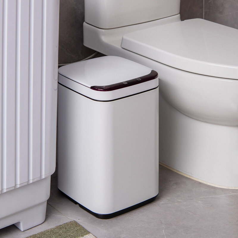 Intelligent Touchless Small Smart Motion Sensor Smart Garbage Can Stainless Steel 3 Litre Trash Can