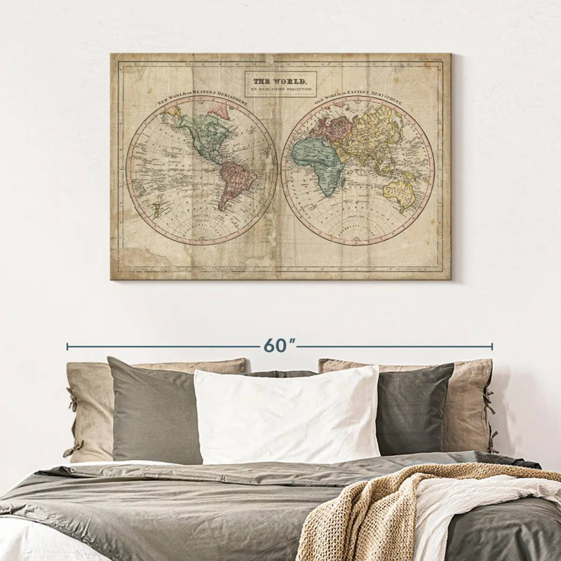 Aliaz Old World Eastern Western, H 32 po x l 48 po