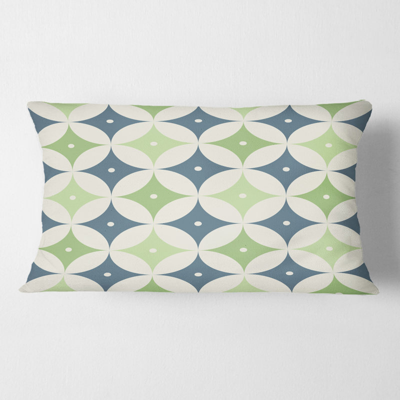 Coussin décoratif rétro Mid-Century