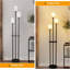 Lampe sur pied avec tablettes