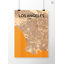 Los Angeles City Map 1 Piece Wall Art-1958675504