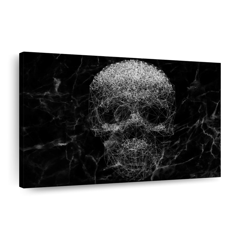 Abstract Death Canvas Print, 8" H x 12" W x 1" D