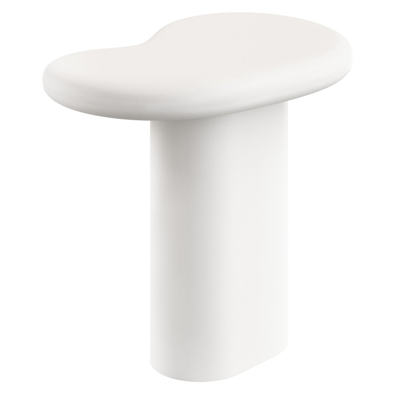 Elowen Outdoor Side Table In White