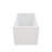 43.03 - Inch Acrylic Freestanding Soaker Tub, Gloss White, Thoughtful Seat Design, And Acrylic, Streamlined Ergonomic Style For A Relaxing Soak In Bath Comfortable Relaxation