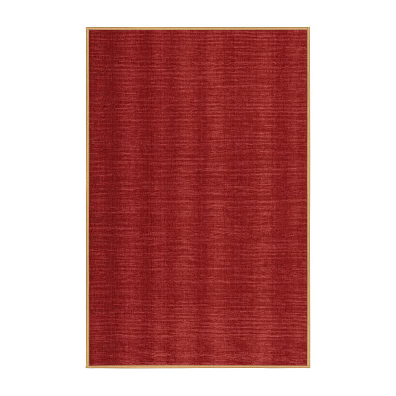 Machine Washable Solid Brown Area Rug, Rectangle 2' x 3'