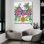«Winged Things 10» par Hello Angel, art mural en verre acrylique