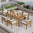 7-Piece Patio Dining Set With 72.8/
