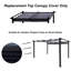 Toit de remplacement pour pergola 13 x 10 pi - Blocage, gris, facile à assembler, installation