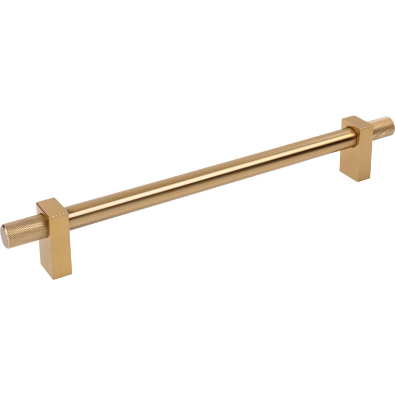 Larkin 4 Knurled Ends Appliance Pull, 12", Satin Bronze