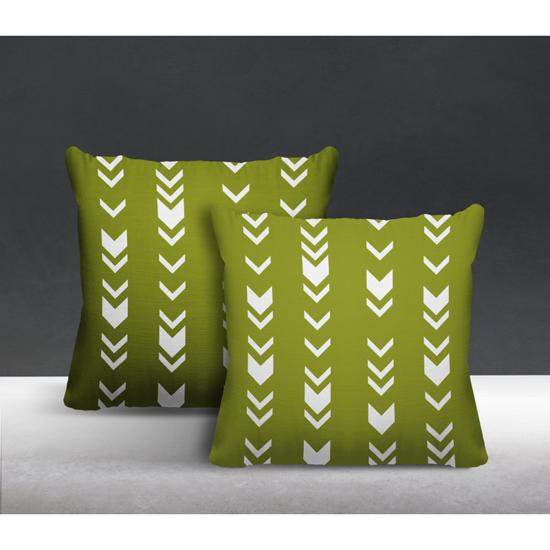  Coussin intérieur / extérieur, L 15 po x H 15 po, Chartreuse