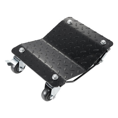 Wheel Dolly 3000 lbs/1360 kg Car Dolly, 16.14 x 13.78 x 5.51 inches Aluminium Alloy, 2 Piece, Heavy-duty Car Tire Dolly for Moving Cars Trucks Trailers Motorcycles Boats, Black