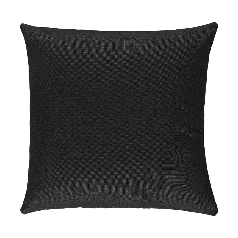 Housse de coussin carré S&G Slubb, Gris anthracite, 20 po X 20 po