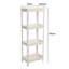 27cm W Plastic Bathroom Shelves