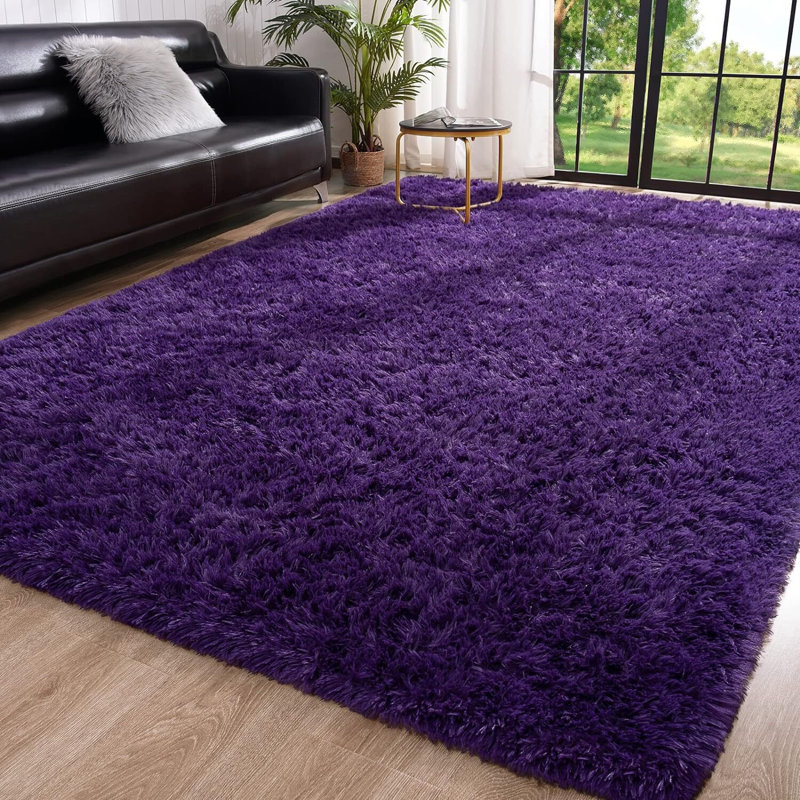 Tapis rectangulaire à usage commercial Kesiah avec envers antidérapant, Rectangle de 5 pi x 8 pi