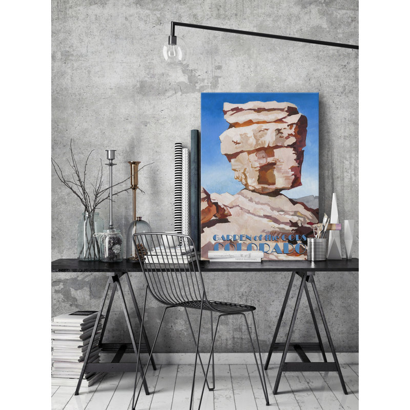 " Balanced Rock " by Marmont Hill, 12" H x 8" W x 1.5" D
