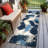 Hernandez Floral Navy/Ivory/Blue Indoor & Outdoor Area Rug-450504293