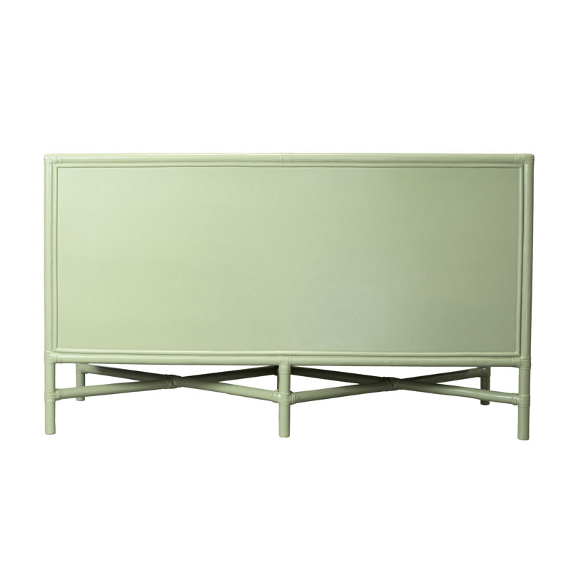 Venice 4 Drawers 54" W Double Dresser, Celery Green