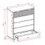 Commode 38 "en vert sauge Granville (5 tiroirs)-1980328470