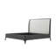 Rome Upholstered Wingback Bed