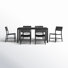 Armando 6-Person 7-Piece Aluminum Patio Dining Set