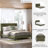 Cerda Upholstered Bed With Roll Slats-876629716