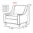 Rebecca Flannel Accent Chair