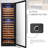 24" 154 Bottle Freestanding Refrigeration Dual Zone Wine Cooler