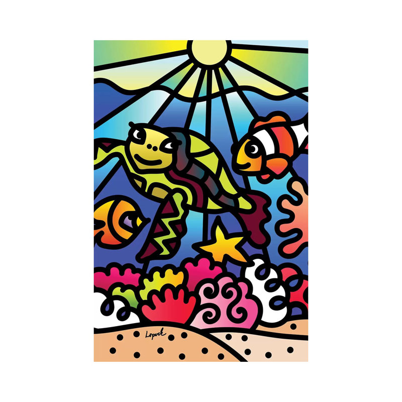 Sea I by Lisa Lopuck - Wrapped Canvas Print, 20.32 cm H x 30.48 cm W
