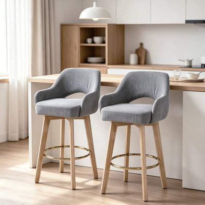Swivel Yes Upholstered Bar Stool