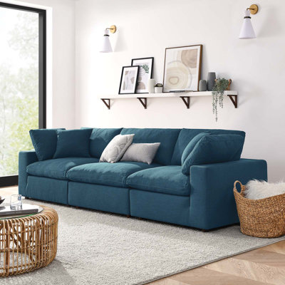 Modway Copper Grove Hrazdan Down-filled Over-stuffed 3-piece Sectional Sofa Set